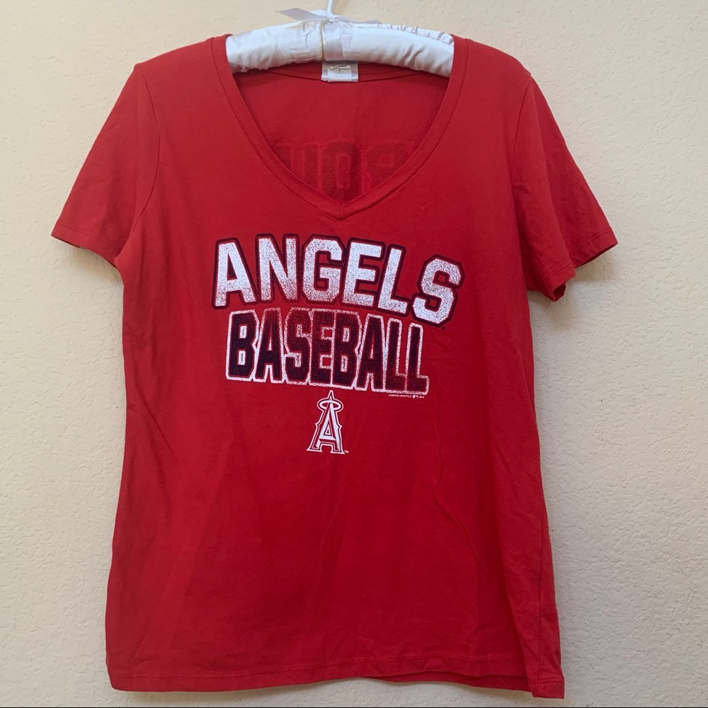 ✅ Genuine Merchandise Angels Trout 27 Red T-Shirt